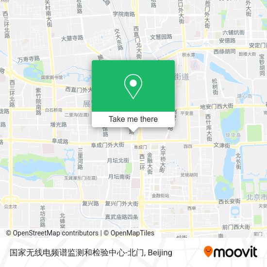 国家无线电频谱监测和检验中心-北门 map