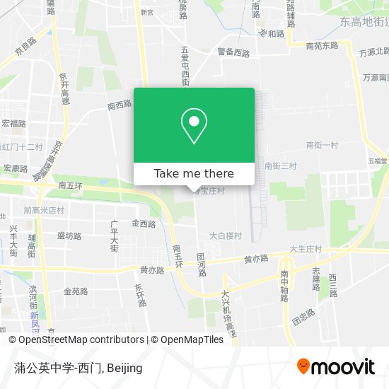 蒲公英中学-西门 map