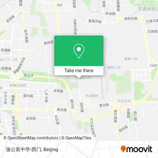 蒲公英中学-西门 map
