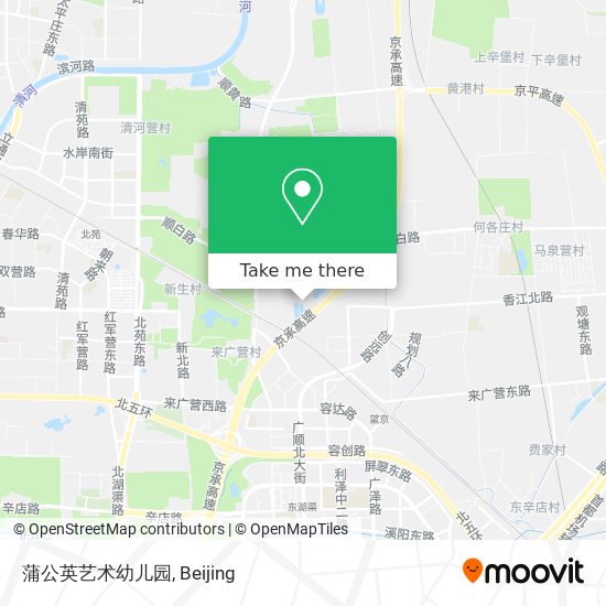 蒲公英艺术幼儿园 map