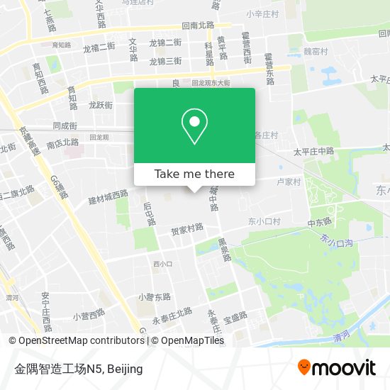 金隅智造工场N5 map