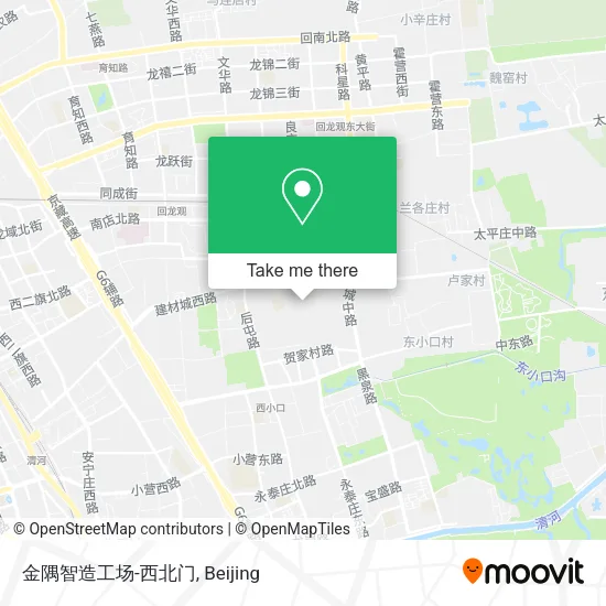 金隅智造工场-西北门 map