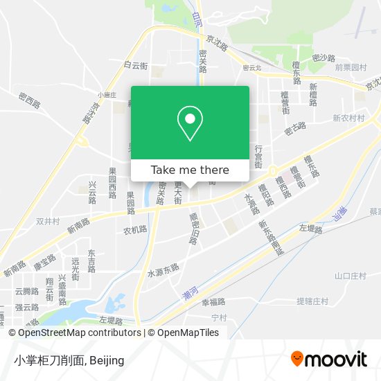 小掌柜刀削面 map