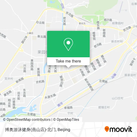 搏奥游泳健身(燕山店)-北门 map