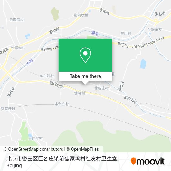 北京市密云区巨各庄镇前焦家坞村红友村卫生室 map