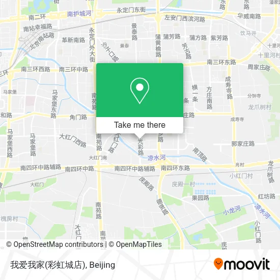 我爱我家(彩虹城店) map