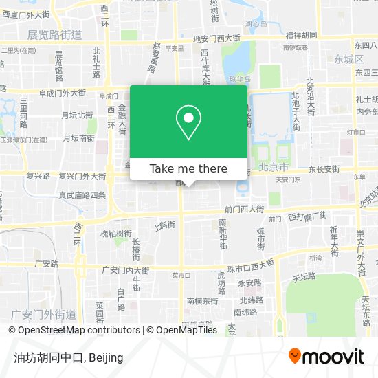 油坊胡同中口 map