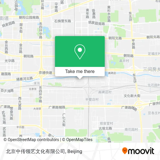 北京中传领艺文化有限公司 map