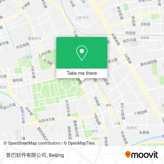 普巴软件有限公司 map