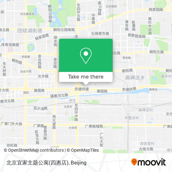北京宜家主题公寓(四惠店) map