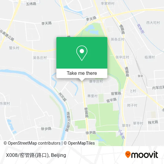 X008/窑管路(路口) map