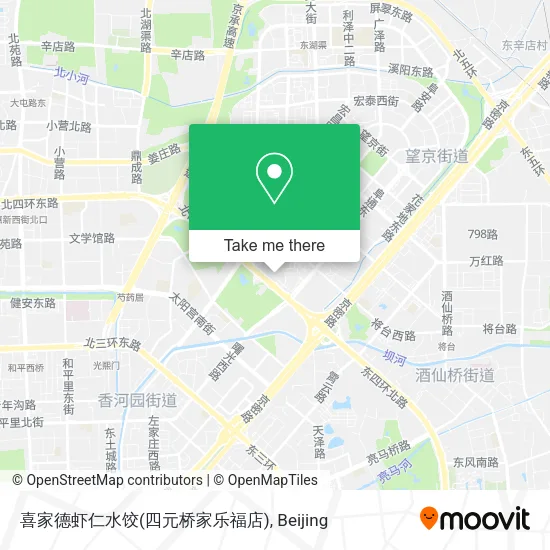 喜家德虾仁水饺(四元桥家乐福店) map