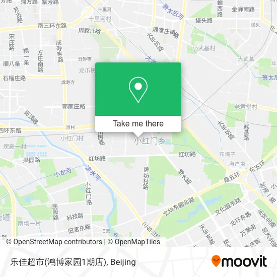 乐佳超市(鸿博家园1期店) map