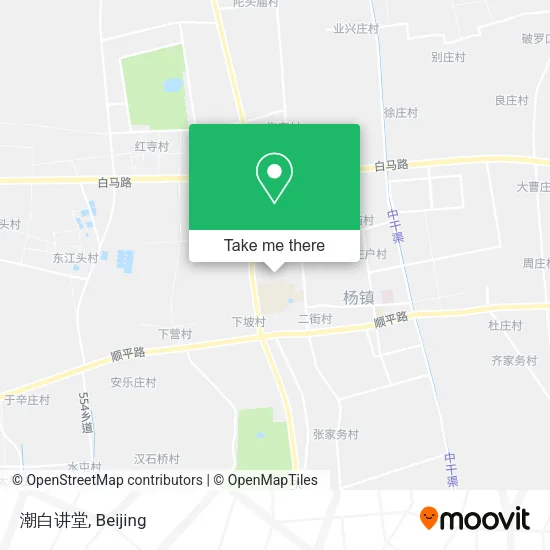 潮白讲堂 map