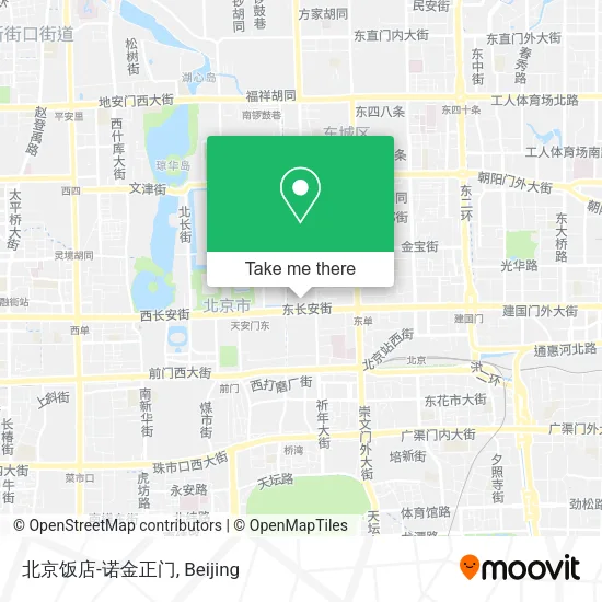 北京饭店-诺金正门 map