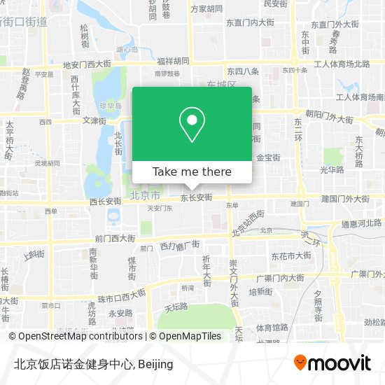 北京饭店诺金健身中心 map