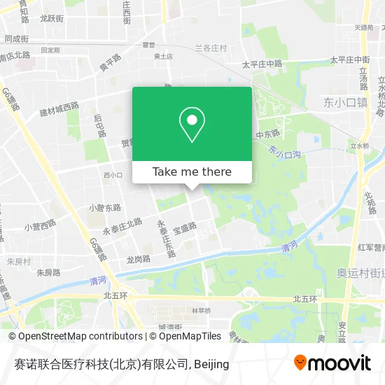赛诺联合医疗科技(北京)有限公司 map