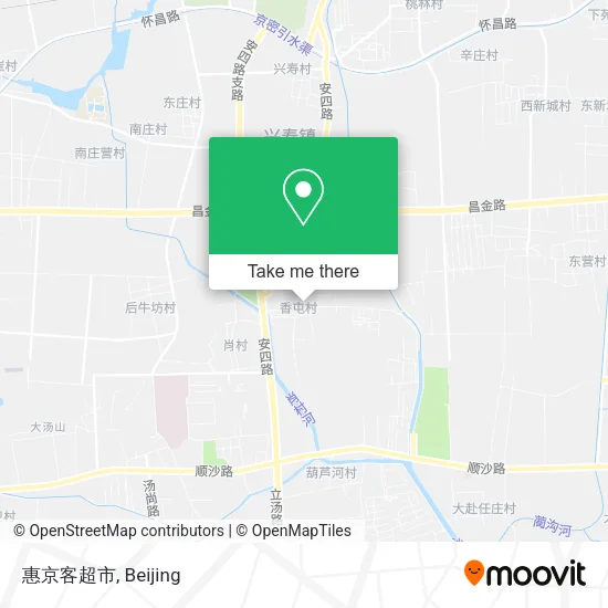 惠京客超市 map