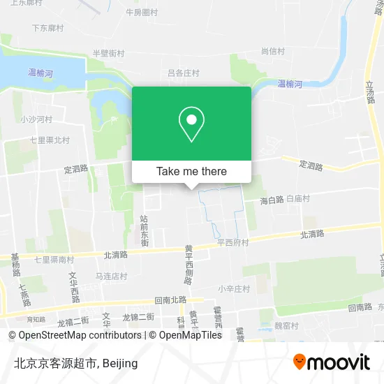 北京京客源超市 map
