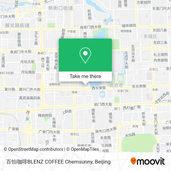 百怡咖啡BLENZ COFFEE Chemsunny map