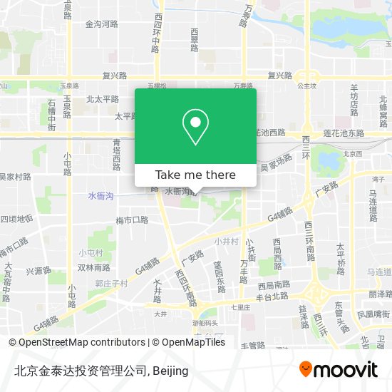 北京金泰达投资管理公司 map