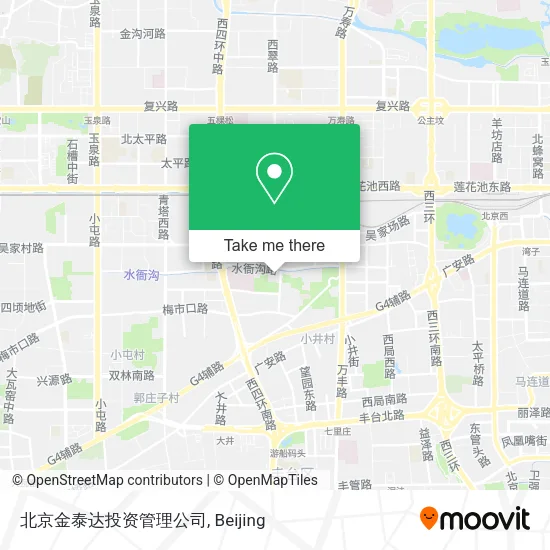 北京金泰达投资管理公司 map