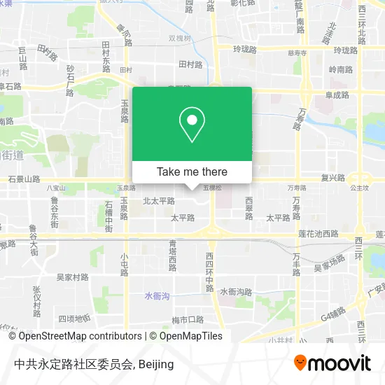 中共永定路社区委员会 map