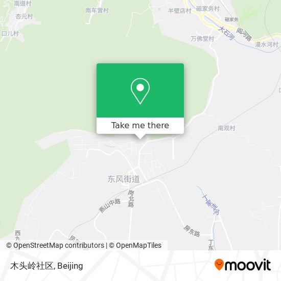 木头岭社区 map