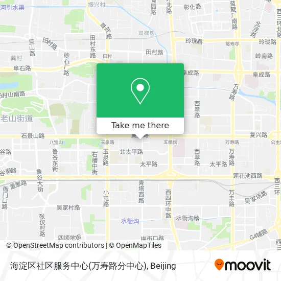 海淀区社区服务中心(万寿路分中心) map