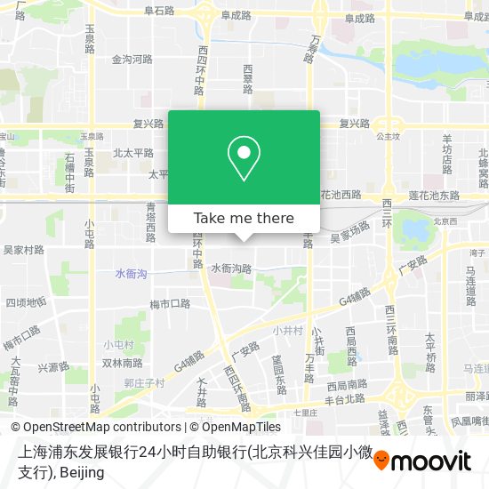 上海浦东发展银行24小时自助银行(北京科兴佳园小微支行) map