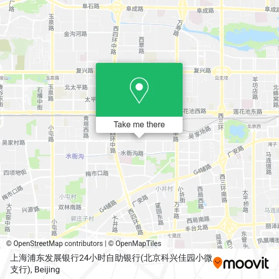 上海浦东发展银行24小时自助银行(北京科兴佳园小微支行) map