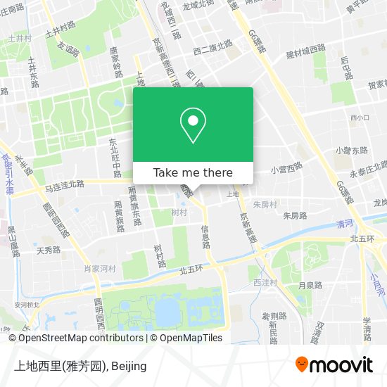 上地西里(雅芳园) map