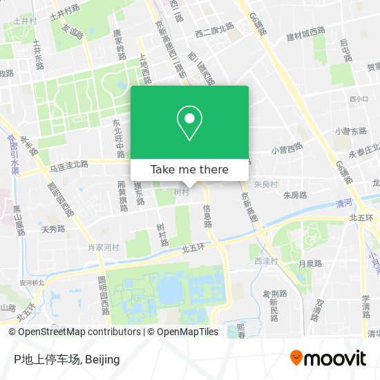P地上停车场 map