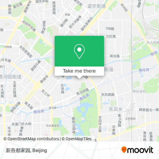 新燕都家园 map