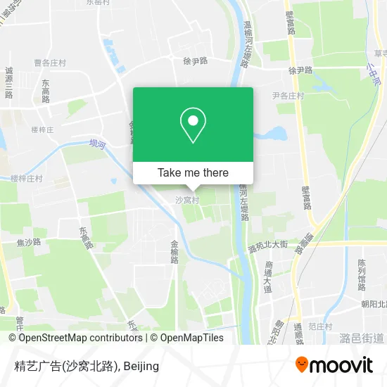 精艺广告(沙窝北路) map