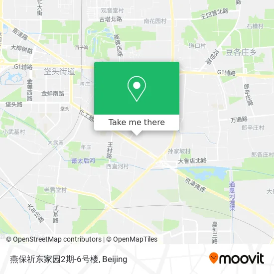 燕保祈东家园2期-6号楼 map