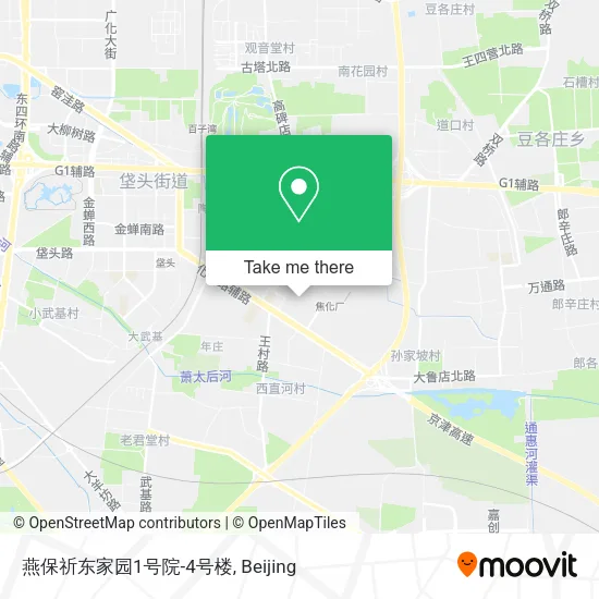 燕保祈东家园1号院-4号楼 map