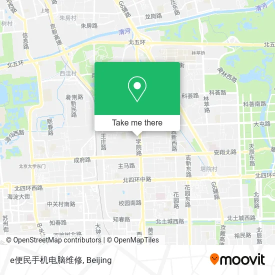 e便民手机电脑维修 map