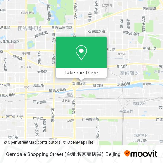 Gemdale Shopping Street (金地名京商店街) map