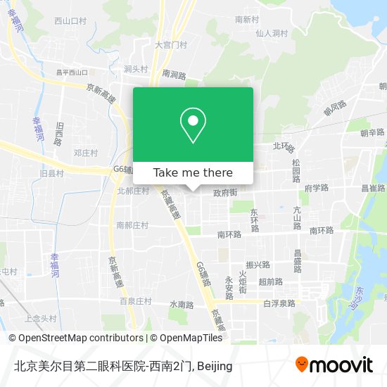 北京美尔目第二眼科医院-西南2门 map