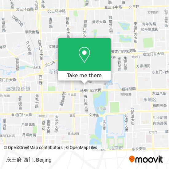 庆王府-西门 map