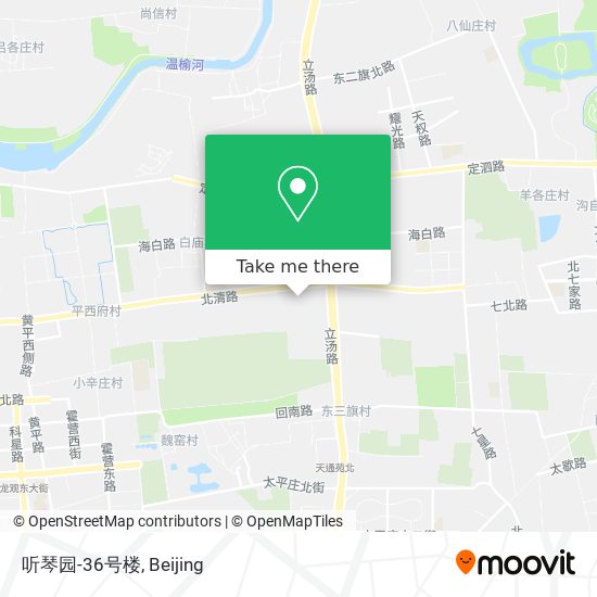 听琴园-36号楼 map