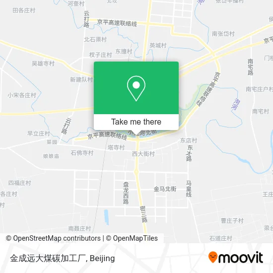 金成远大煤碳加工厂 map