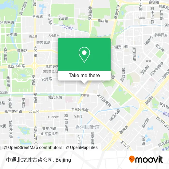 中通北京胜古路公司 map