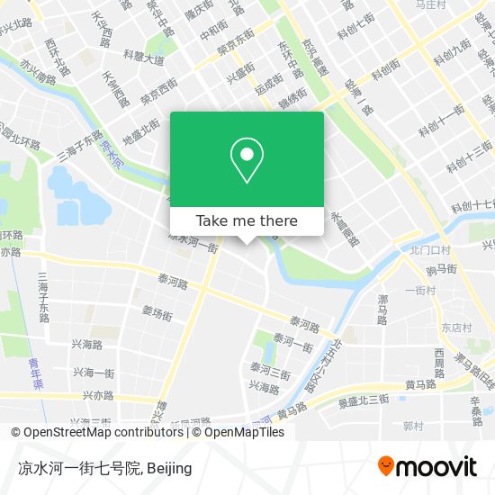 凉水河一街七号院 map