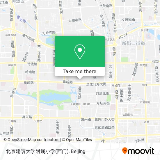北京建筑大学附属小学(西门) map