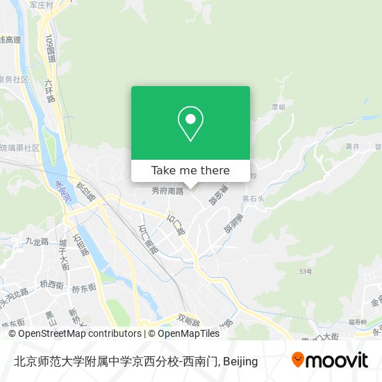 北京师范大学附属中学京西分校-西南门 map