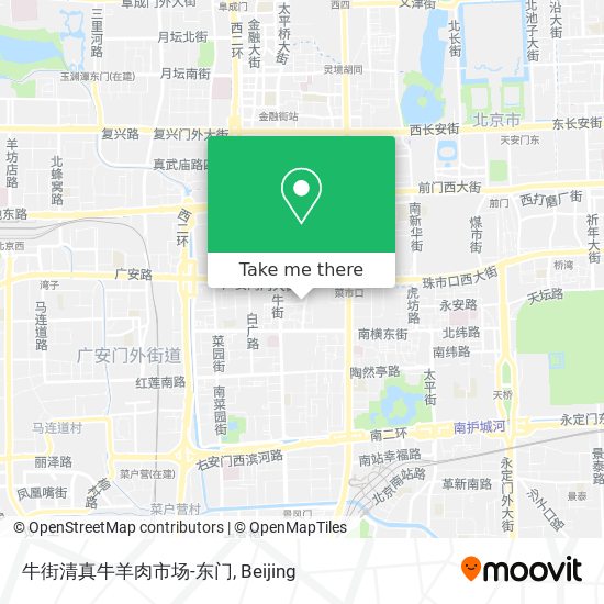 牛街清真牛羊肉市场-东门 map