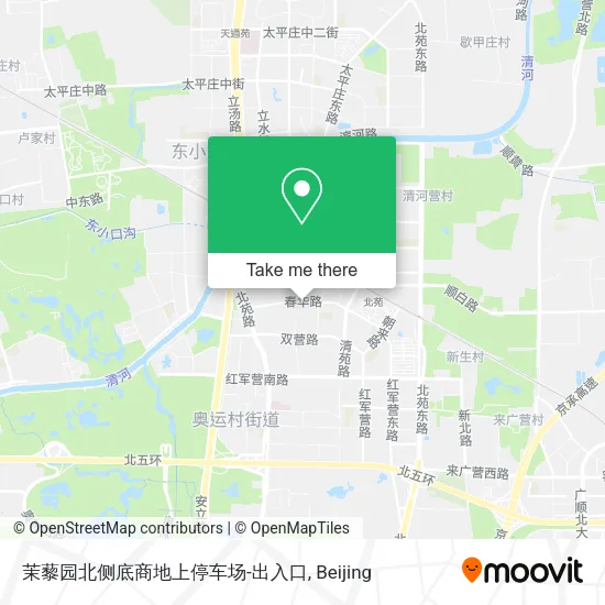 茉藜园北侧底商地上停车场-出入口 map