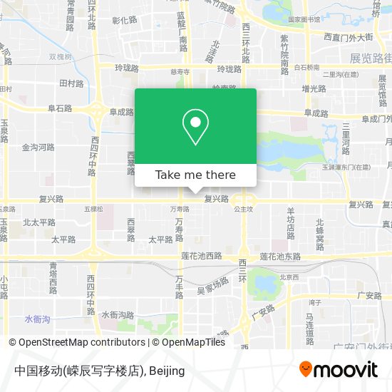 中国移动(嵘辰写字楼店) map